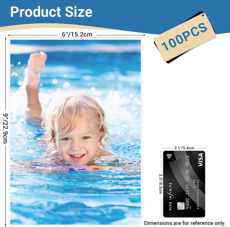Zofly 6x9 Photo Sleeves (100 ct) – Top Loading Clear Plastic Sleeve – Acid Free, No PVC – Soft Sheet Protectors for Photos, Jumbo Card Sleeves – Fits Albums, Storage & Magazine Protectors for Collectors - Image 2